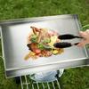 VEVOR Stove Top Griddle, 23.5"x16" Pre-Seasoned Stainless Steel Griddle, Rectangular Double Burner Griddle Pan