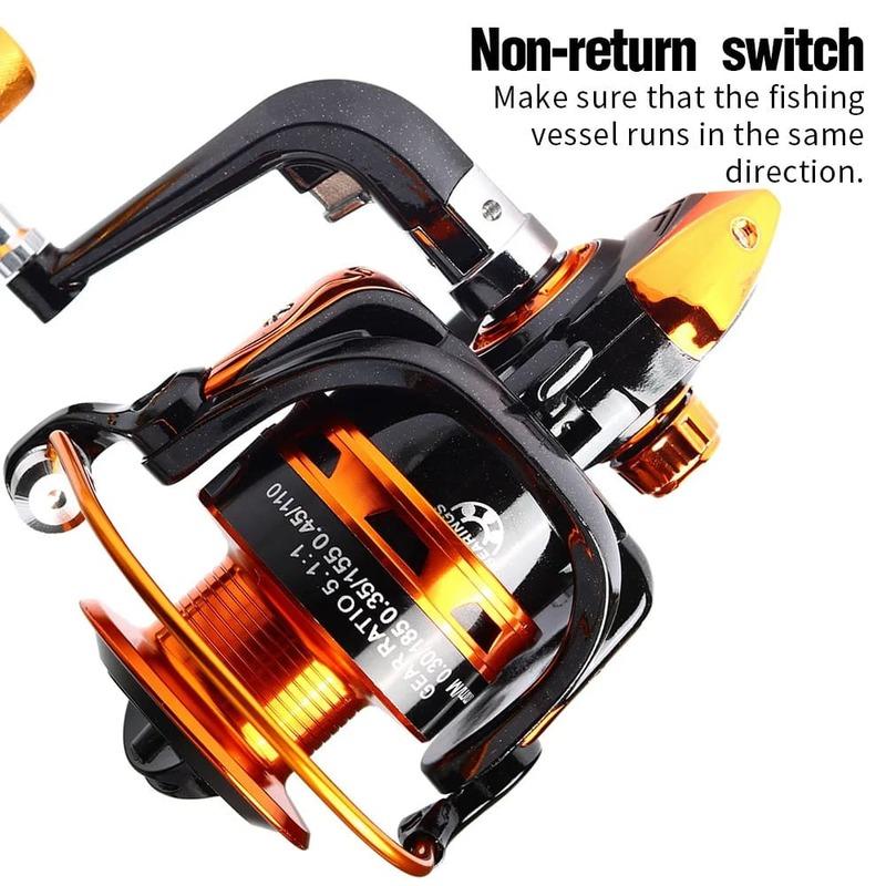 New Fishing Reel Movement VX1000~7000 Series 13 BB Bearing Accessories Metal Spool Spinning Wheel Suitable for Seawater and Freshwater