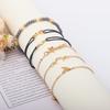 European and American new temperament star moon personality pendant bracelet bead jewelry six-piece bracelet jewelry set