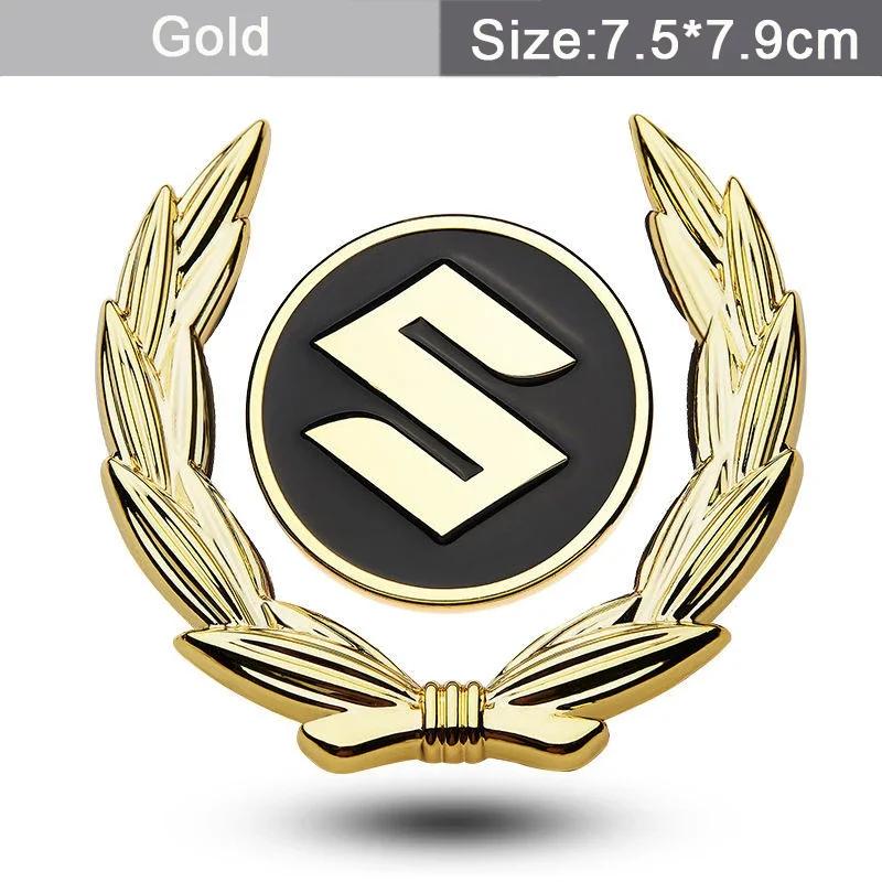 3D Sticker for Suzuki SX4 S Cross Swift Grand Vitara Jimny Samurai XL Alto Liana Ignis Emblem Car Side Rear Badge Decoration