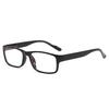 HD Square Presbyopic Glasses Neutral Anti Blue Light Glasses Full Frame Spring Legs Men's Reading Glasses 1.0 1.5 2.0