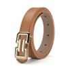 PU Thin Belt Adjustable Slim Pants Belt Gifts Women Belt  Women's Accessories