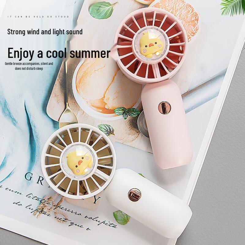 MIGOO Portable Wireless Charging Mini Handheld Desk Fan