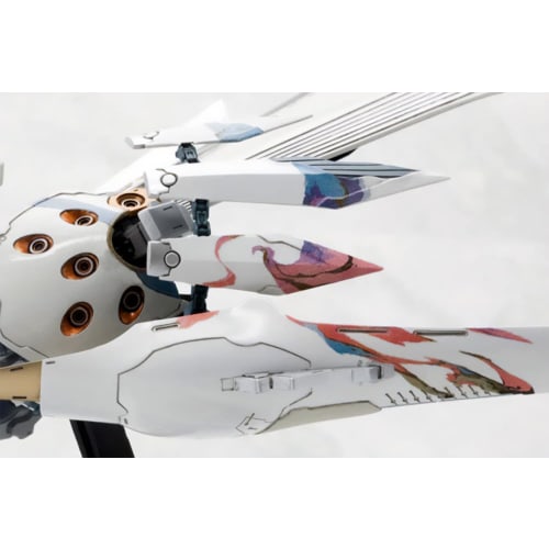 Kotobukiya Ikaruga Hitekkai Silver White, Total Length Approximately 155mm, 1/144 Scale Plastic Model