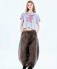 Soipeuyukaen Pigment Print Semi-Crop T-Shirt