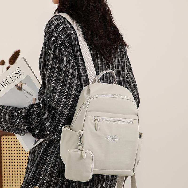 New backpack women's mini travel bag lightweight travel ultra-light small backpack
