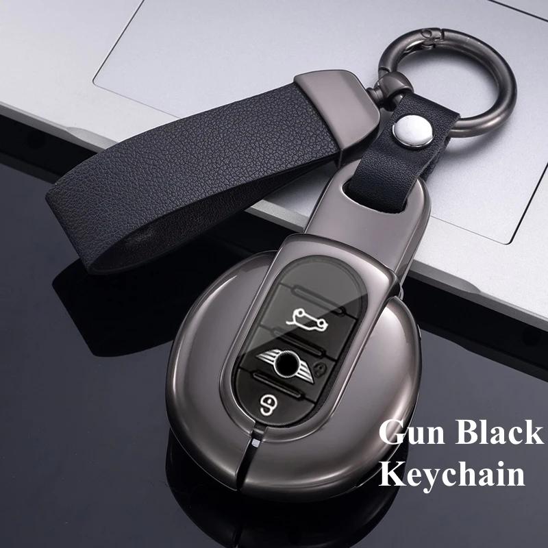 

Metal Auto Shell Fob Holder Accessories For Bmw Mini Cooper F55 F56 F57 F54 F60 Jcw Clubman Countryman Car Remote Key Case Cover