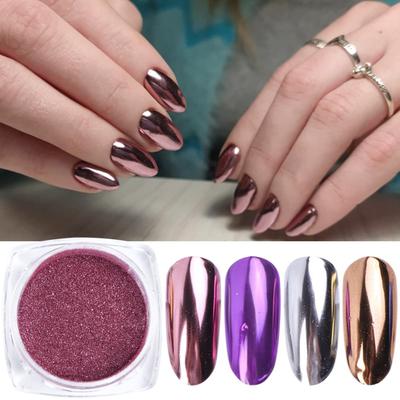 Hot Nail Art Glitter Powder Ins Titanium Gold Powder Magic Aurora Mirror Powder Magic Mirror Powder Electroplated Metal Nail Powder