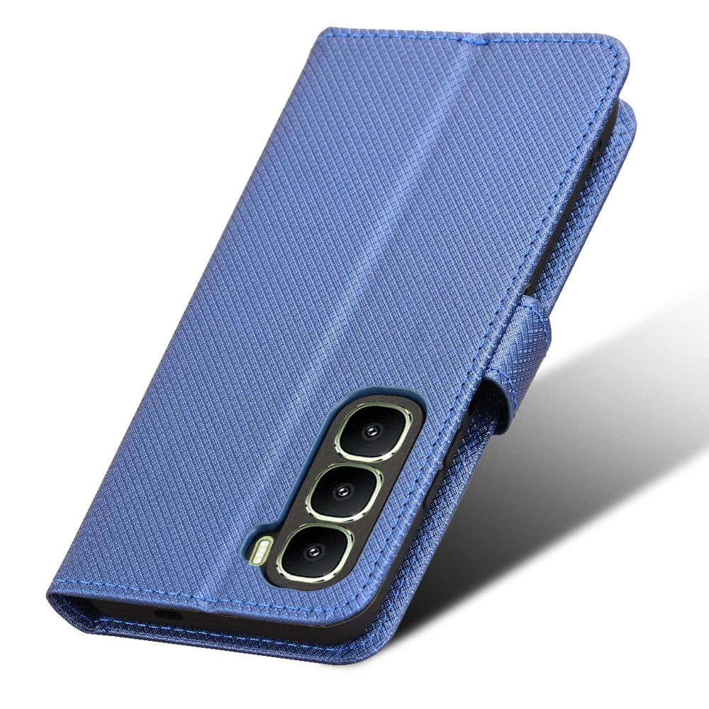 For Infinix Hot 60 5G/Hot 60i 4G Leather Wallet Case with Strap Diamond Texture Phone Cover