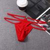 Mesh Men Underwear Hollow Out T-back Briefs Simple Men's Thin Thong  Exotic