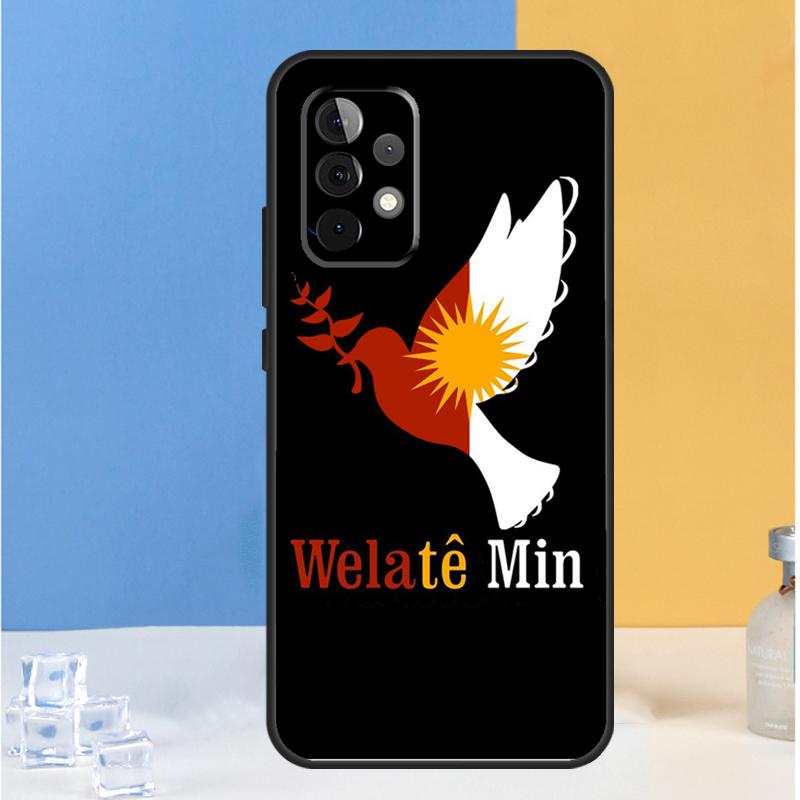 Yazidi Flag Ezidxan For Samsung Galaxy A16 A26 A36 A56 A13 A33 A53 A05 A06 A54 A34 A14 A32 A52 A55 A35 A15 Case