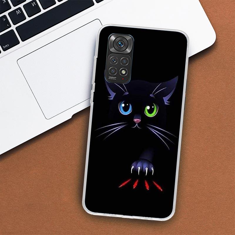 Cat Footprint Funny Paw Cute Phone Case For Xiaomi Redmi Note 13 12 12S 11 11S 10 10S 9 9S 11T 11E Pro Plus 8 8T 7 + Coque Cover