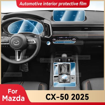 For MAZDA CX-50 2025 Car Interior Center Console Instrument Dashboard Protective Film Anti-scratch Sticker Accessories