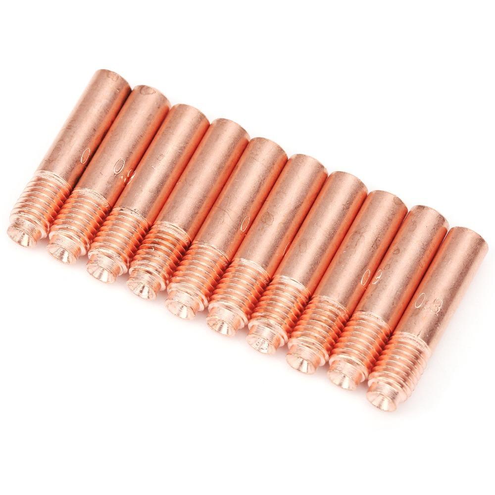 20Pcs Smooth Surface Welding Nozzle Set Copper Copper Welding Nozzles  Welding Repair