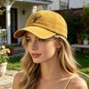 Embroidery Eagle Pattern Baseball Hat, Adjustable Back Buckle Retro Distressed Style Baseball Cap, Washed Cotton Fabric Outdoor Sunshade Cap
