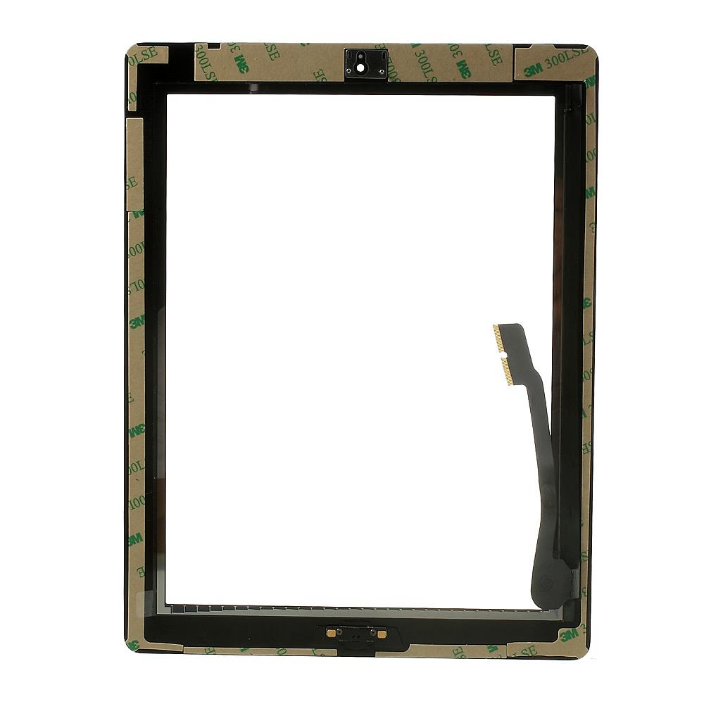 

For iPad 3 Touch Screen Digitizer Assembly w/Front Camera Holder+Home Button+Home Button Holder+Adhesive Tape Etc. Black