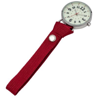 Strap Watch Analog Ladies ICON Nylon Band Luminous Dial Outdoor Red GY092-4 RE