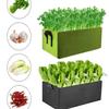 3 Pcs Set of 40/50/60cm Fabric Elevated Garden Bed Breathable Planting Bag Plant Flowerpot Flower and Vegetable Planting Pot