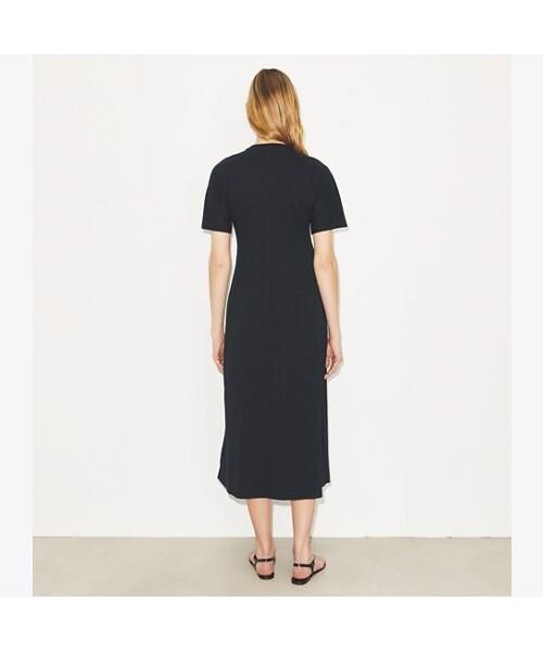 Tolibeochi Cotton T-Shirt Dress - Black