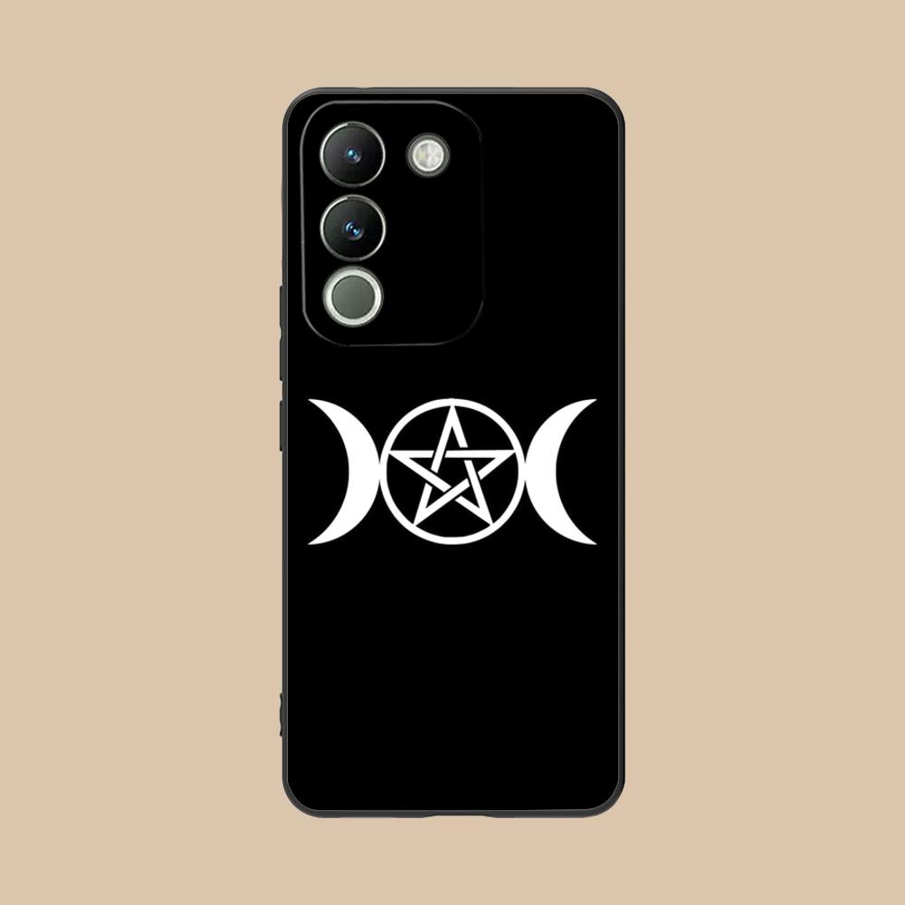 Aesthetic Pentagram Phone Case for VIVO V60 V50 V40 V30 V29 V27 V25 V23 Pro Lite 5G Soft TPU Shockproof Cover