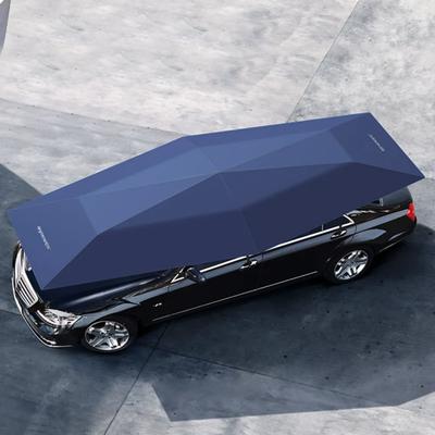 Auto Deštník Poloautomatická Markýza Stan Auto Chytrý Izolovaný Kryt Venkovní Vodotěsný Skládací Přenosný Kryt Stříška Sluneční Clona