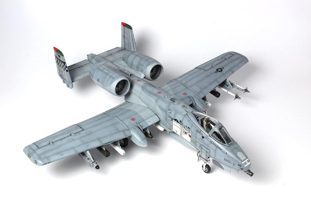 Platz/Italeri 1/48 Scale Aircraft Series U.S. Air Force Attack Aircraft A-10C Thunderbolt II Osan AFB Plastic Model Kit TPA-3