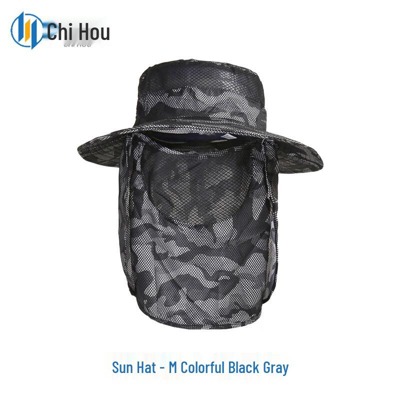 Camouflage Outdoor Sun Protection Fishing Hat
