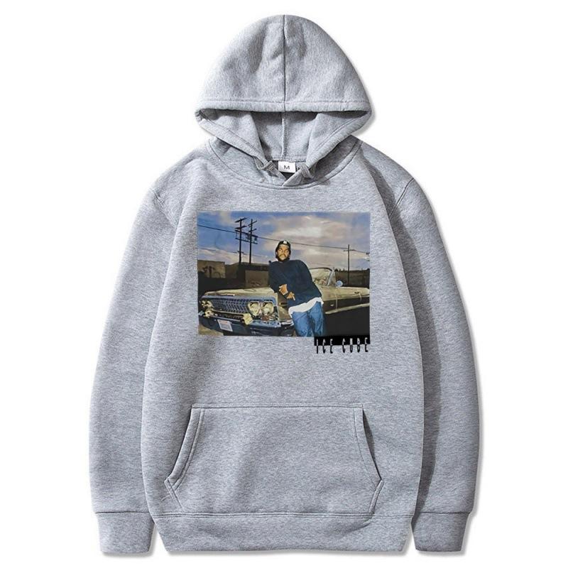 Ice Cube Rapper Hip Hop Man Felpa Hoodie Autumn Winter Fleece Streetwear Tops