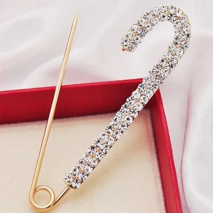 

Personality Brooch Slim Waist for Women Pant Waist Reduction Full Zircon Pin Fixed Clothing Adornment Accessory Anti-emptied золотой