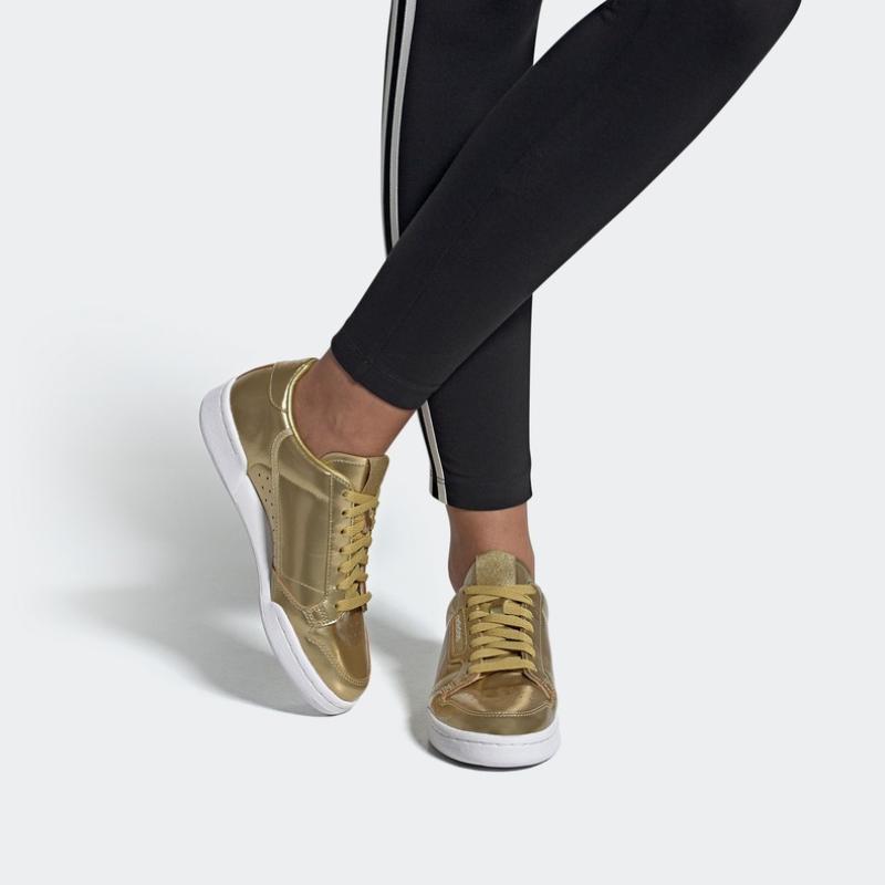 Adidas Continental 80 'Gold Metallic' Women's Sneakers FW5475