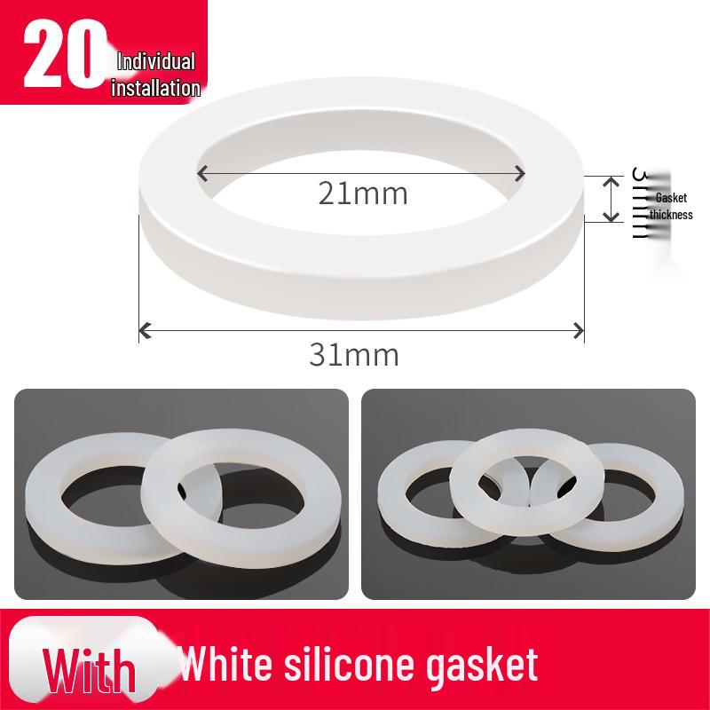 4-Punkt Silikondichtung & 6-Punkt Gummihahn-Unterlegscheiben-Set