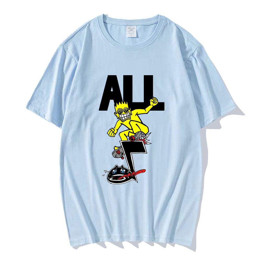 Hip Hop Unisex Streetwear All Band Rock Fashion Tshirt Summer Cotton High Quality Tshirts UnisexWomen Clothes Print Tees Hombre