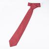 Emporio Armani Made in EM001346 TE13741 F5029 Men's Tie, 7.5cm Wide, 100% Silk, Striped, Bordeaux, Italy, [Used]