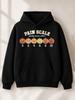 Casual Fun Hoodie, Pain Level Chart, Horror Season Special Edition, Pumpkin Face Pattern, Halloween Autumn Style, Suitable for Fri
