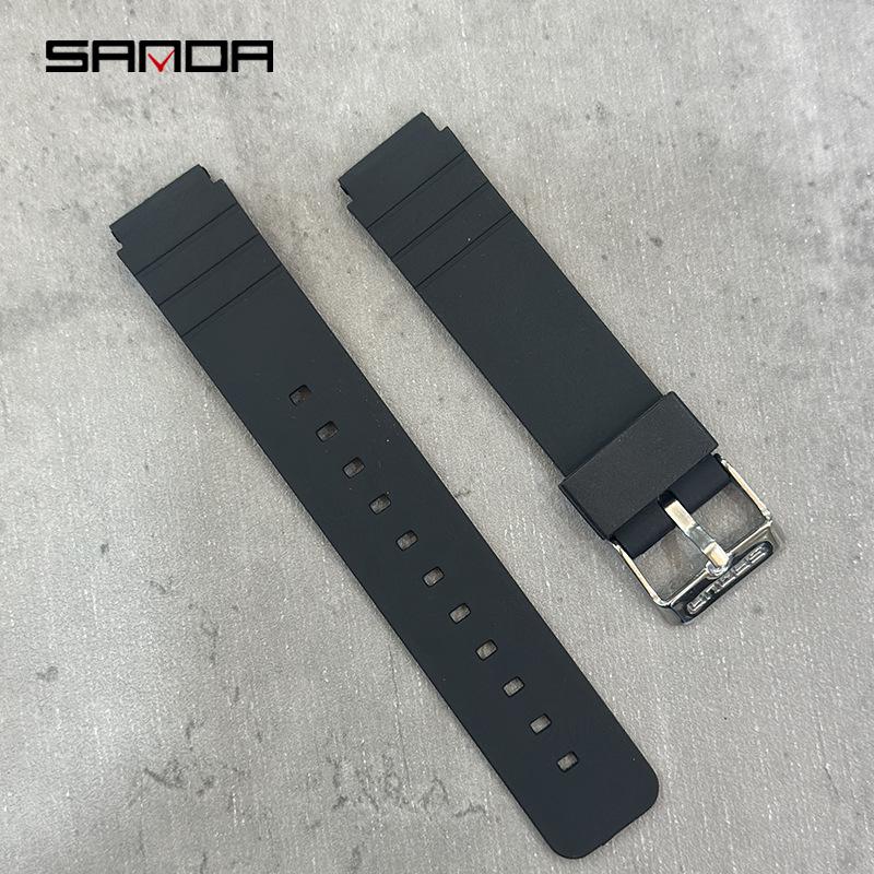 SANDA Watch Strap and Buckle Accessories: Silicone, TPU, and Nylon Options