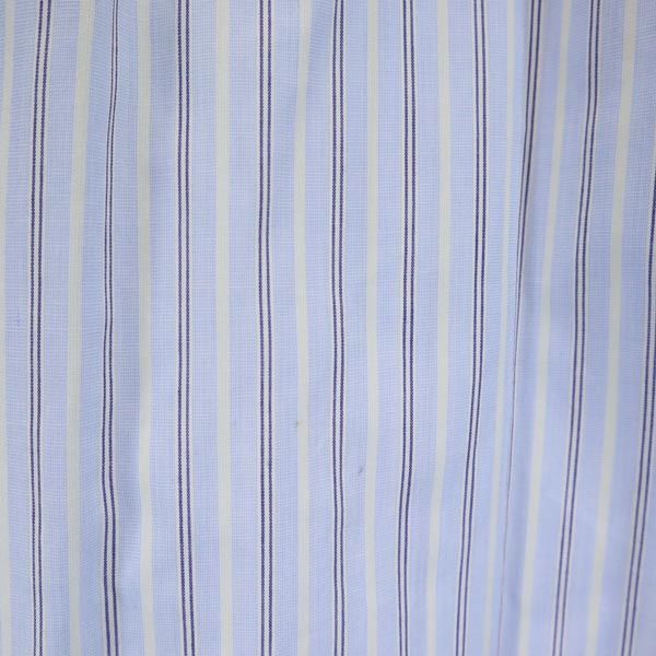 KENZO HOMME Striped Pattern Long Sleeve Shirt 3 Blue Men's Used