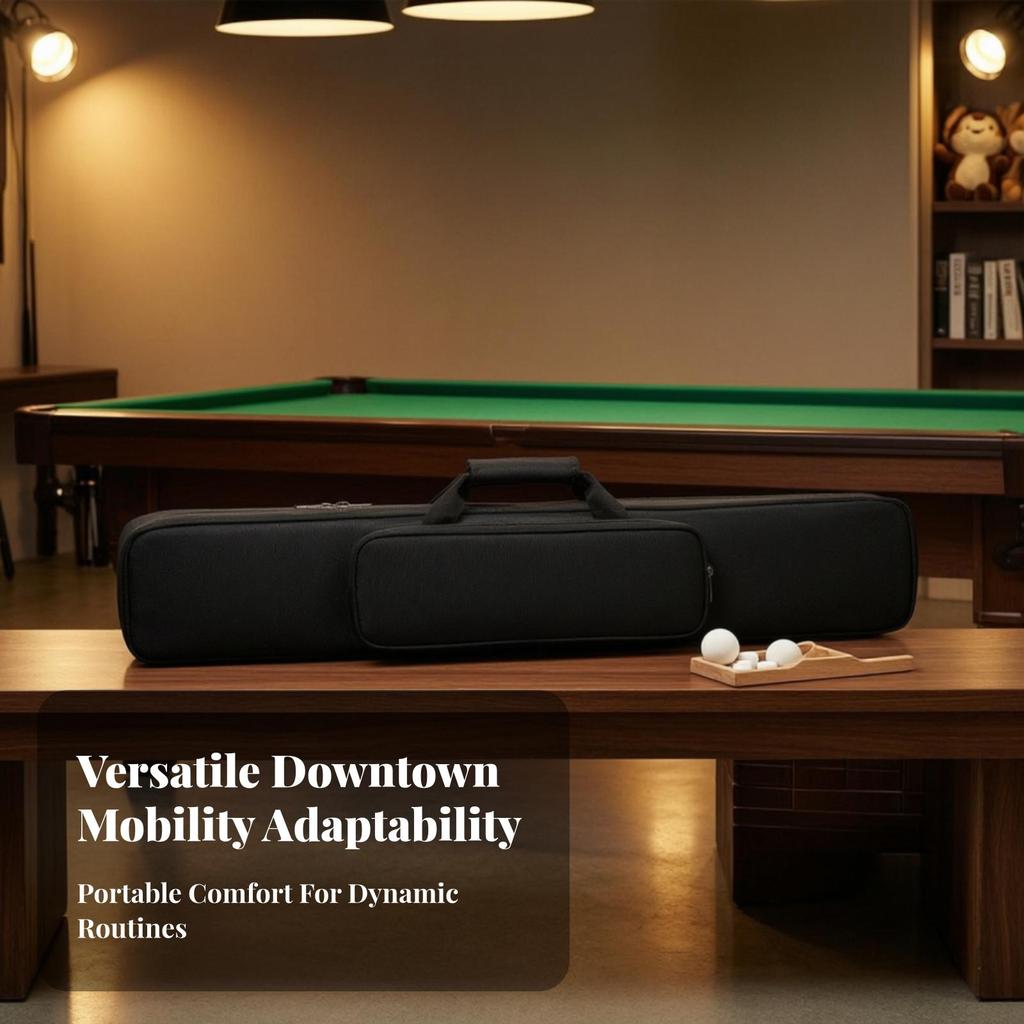 Billiard Cue Carrying Carrier Lightweight Pool Stick with Pocket Sturdy