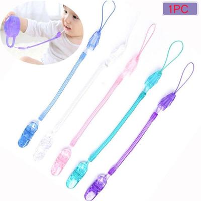 1PC Anti-lost Chain Chew Toy Infant Baby Teething Pacifier Chain Dummy Clips Nipple Strap
