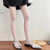 Women Sexy Lace Fishnet Stockings Lolita Hollow Out Solid Pantyhose JK Japanese Style High Waist Vintage Rhombus Striped Tights
