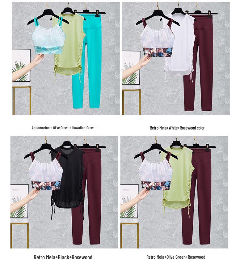 Women's High-Intensity Shockproof Sports Bra & Yoga Vest Set