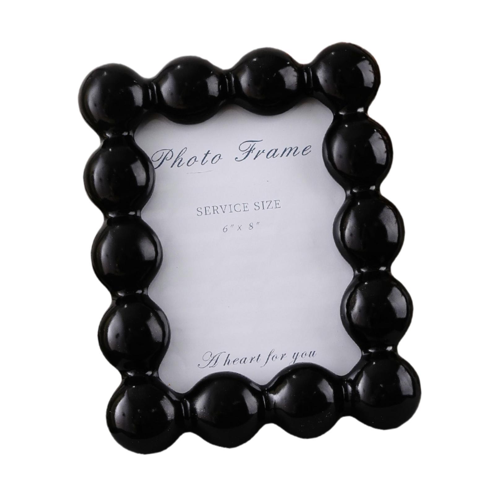 

Фоторамка, защитная рамка для фотографий, простая в установке, декоративная настольная подставка для украшения стола, свадьбы чёрный