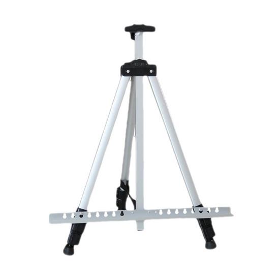 

Складной мольберт для рисования 1,65 м, штатив из алюминиевого сплава, стойка для демонстрации, переносной телескопический мольберт с сумкой для хранения для рисования на открытом воздухе и путешествий серебряный