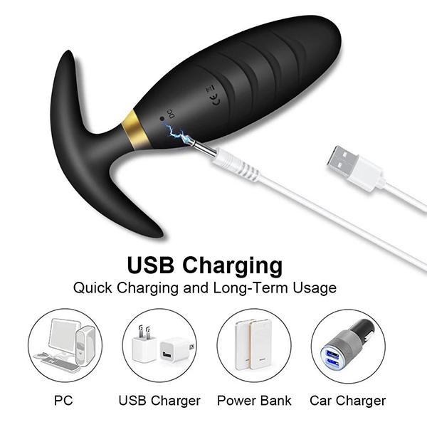 Wireless Remote Control Anal Vibrator for Women Men Prostate Massager Wireless Remote Control Anal Intimate Goods sex Toys