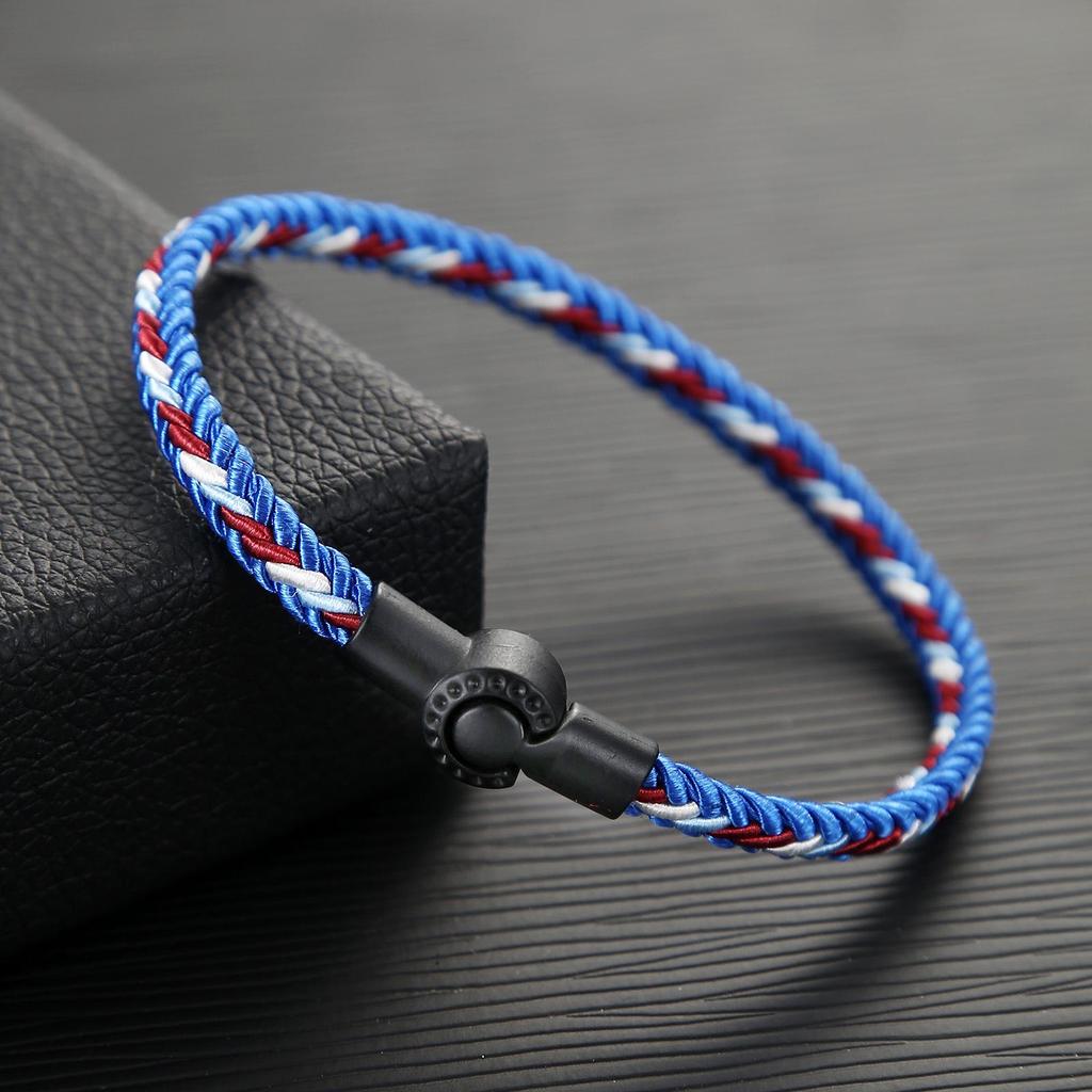 Noter Grade A Ethnic Fabric String Bracelet For Men Double Layer Various Colors Available Sports Sweat Absorbent Braslet Bangle Hombre