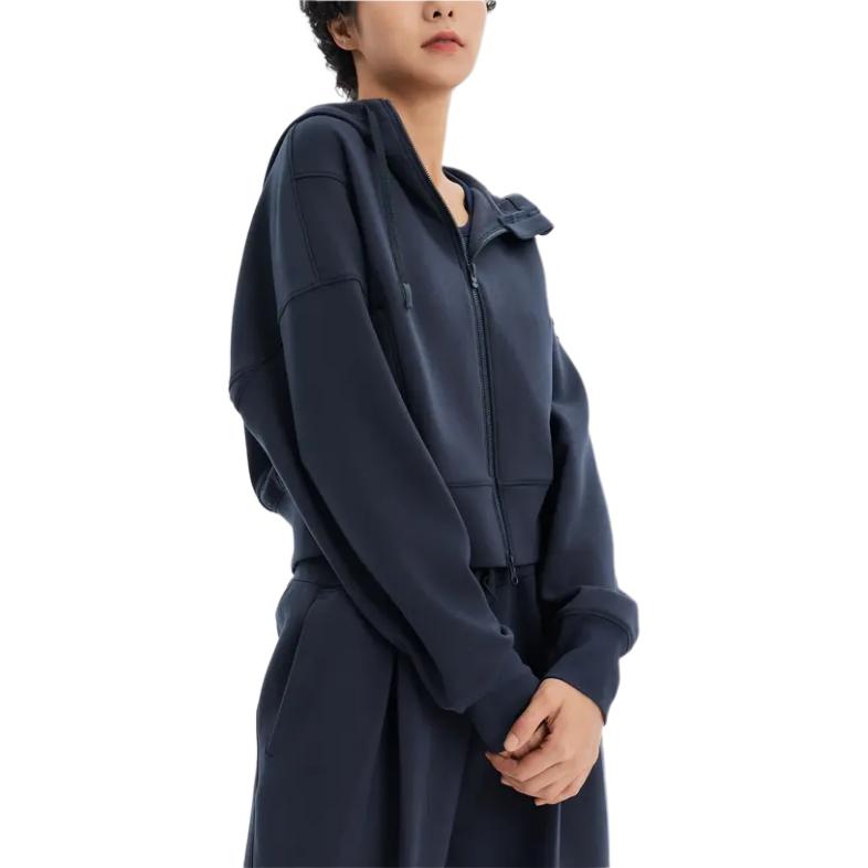 

DECATHLON Multiverse Hooded Solid Long Sleeve Jacket Women s Graphite Grey S