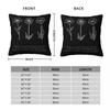 Mental Health Matters Square Pillowcase Polyester Linen Velvet Pattern Zip Decorative Throw Pillow Case Room Cushion Cover