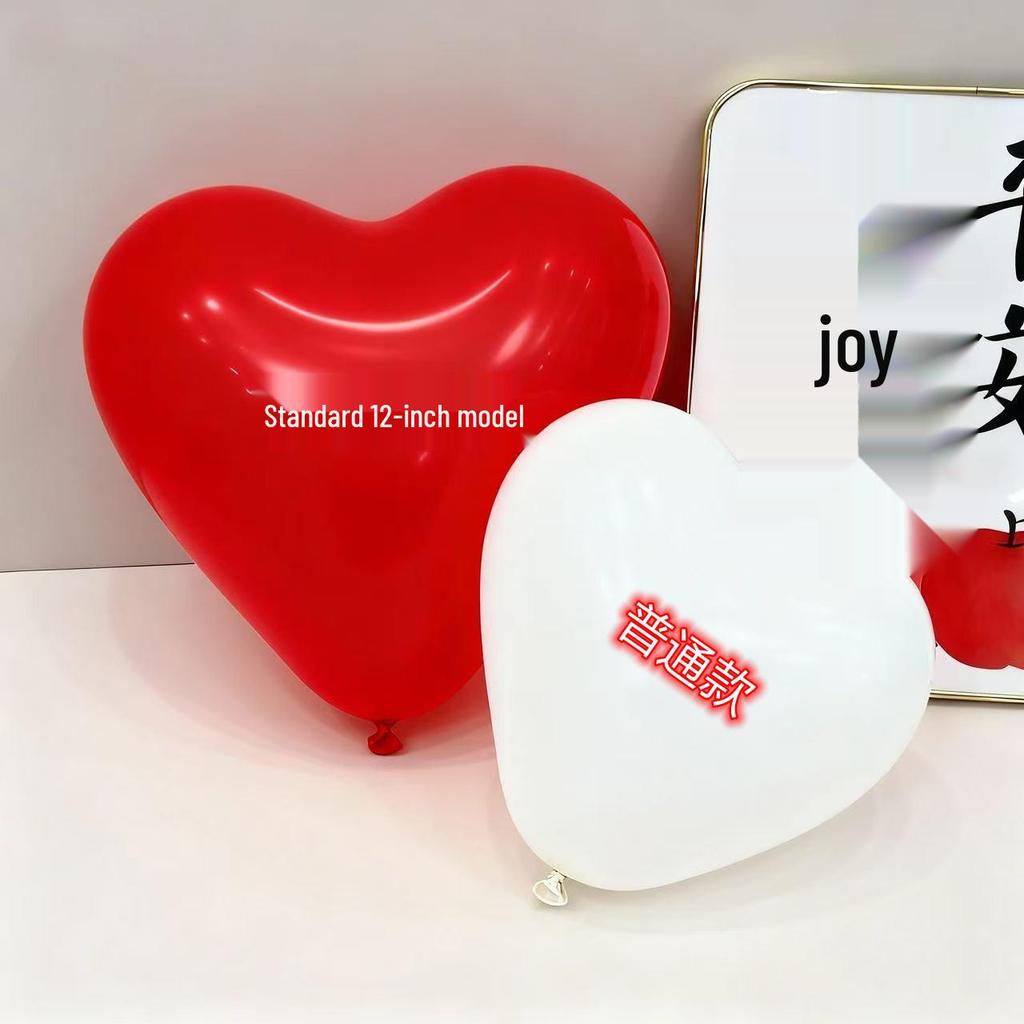Cross Love Heart Balloons: 6-inch, 10-inch, 12-inch Heart-Shaped Balloons for Weddings and Birthdays