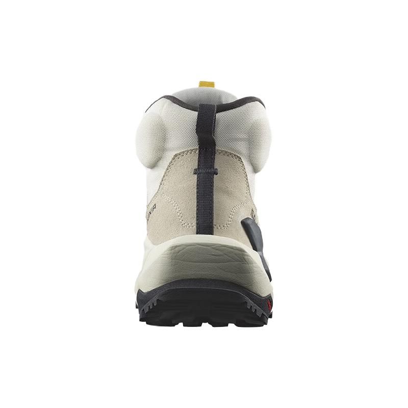 Salomon Elixir Round Toe Comfortable Shock Absorbing Mid-Top Outdoor Functional Shoes Men Shoes Vanilla 472960