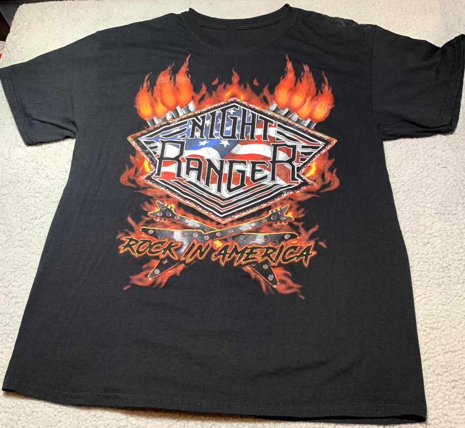 Vintage Night Ranger Band Rock In America Shirt Unisex Concert S - 5XL LO174 L