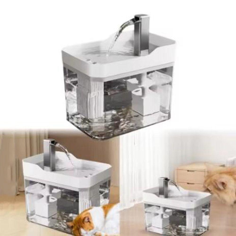 1.5L Pet Water Fountain Smart Drinking Pet Live Water Flow Drinker for Cats Dog